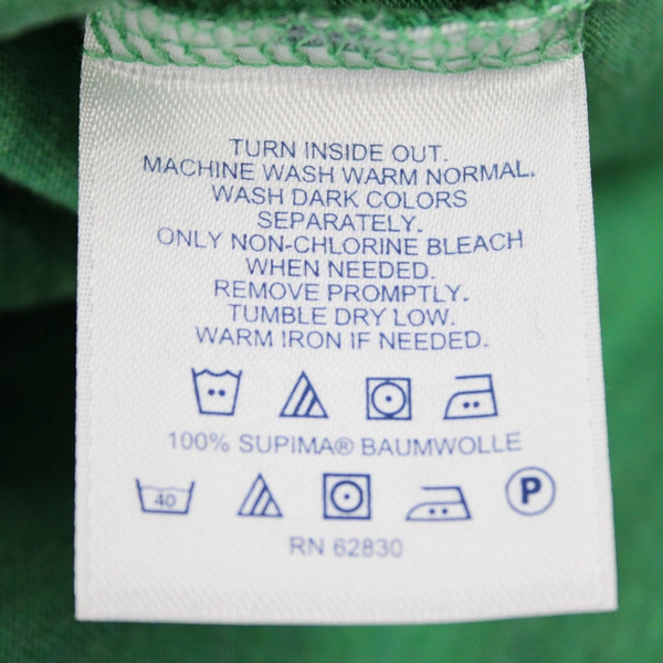 Lands' End Women's XL Green T-Shirt 100% Cotton