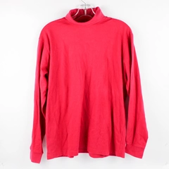 Vintage Partners by Mervyns Magenta Pink Cotton Turtleneck Top Women's XL