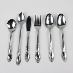 Lot Of 6 Oneida Northland Silver Malmaison (Stainless) Flatware Spoon/Fork/Knife