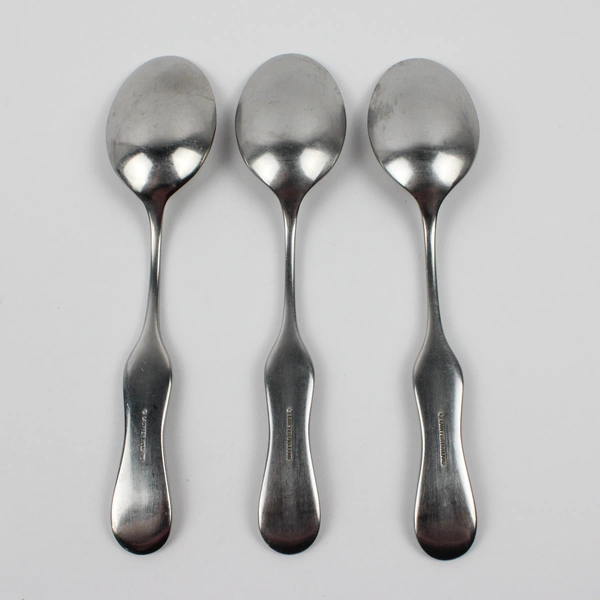 Lot Of 3 Towle Silver Lariat (Stainless) Flatware Soup Spoons 7.75" Long