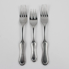 Lot Of 3 Towle Silver Lariat (Stainless) Flatware 2 Dinner Forks & 1 Salad Fork