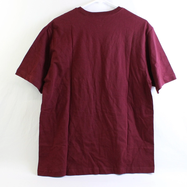 Simply For Sports Maroon Red T-Shirt Men's Size Small FLAWED
