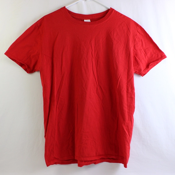 Gildan Softstyle Solid Red Short-Sleeve Cotton T-Shirt Men's Size Large