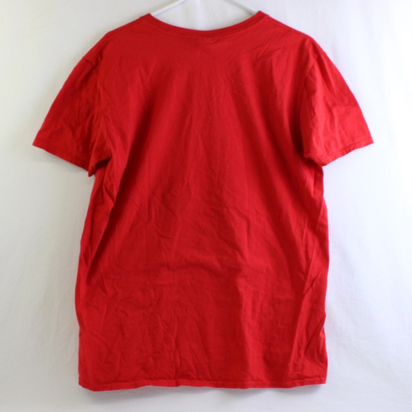 Gildan Softstyle Solid Red Short-Sleeve Cotton T-Shirt Men's Size Large