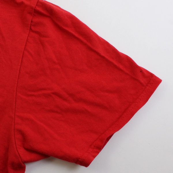 Gildan Softstyle Solid Red Short-Sleeve Cotton T-Shirt Men's Size Large