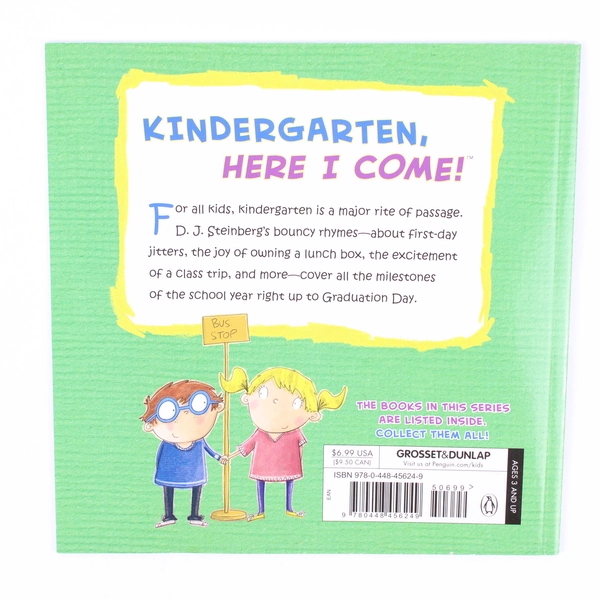 Kindergarten Here I Come! by D J Steinberg With Stickers 2020 PB Here I Come Ser