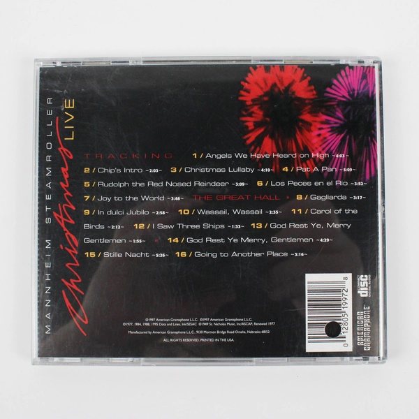 Christmas Live by Mannheim Steamroller CD Chip Davis 1997