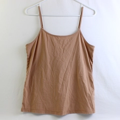 A New Approach Beige Spaghetti Strap Tank Top Women's Large