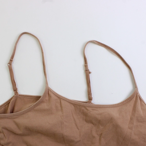 A New Approach Beige Spaghetti Strap Tank Top Women's Large