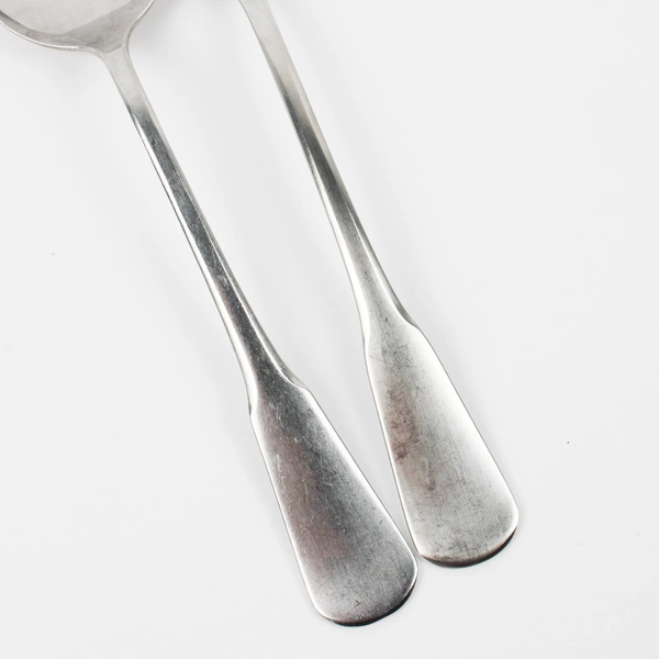 Lot Of 2 Oneida Silver Independence (Stainless) Flatware Serving Fork & Spoon