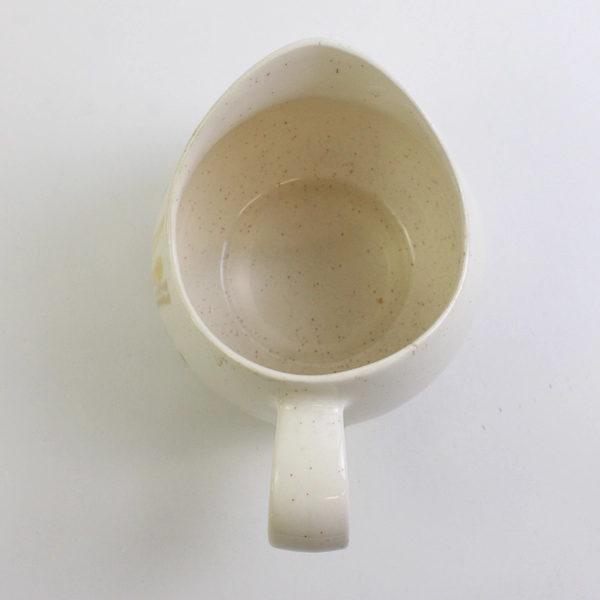 Vintage Vernonware Kilns Ceramic Pouring Jug USA Made Speckled Design 6" Wide