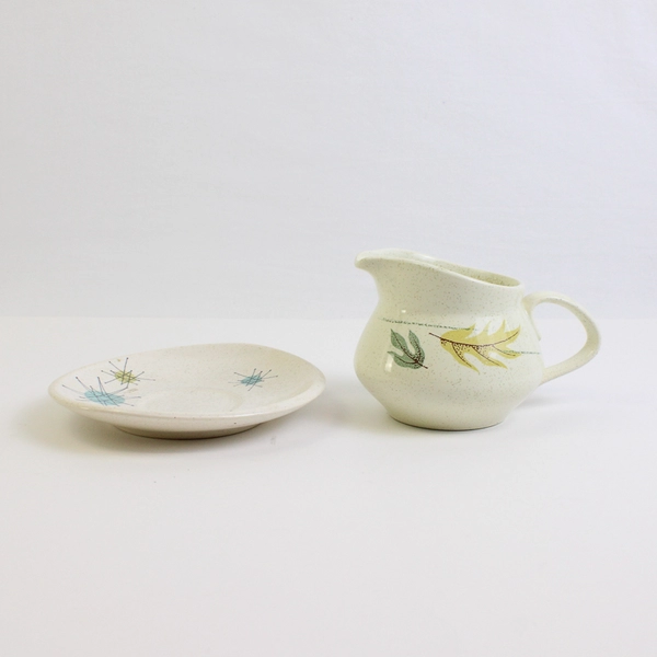 Vintage Franciscan Earthenware Gravy Boat with Saucer USA