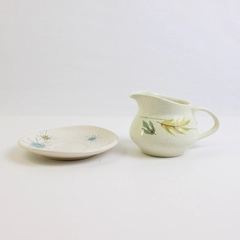 Vintage Franciscan Earthenware Gravy Boat with Saucer USA