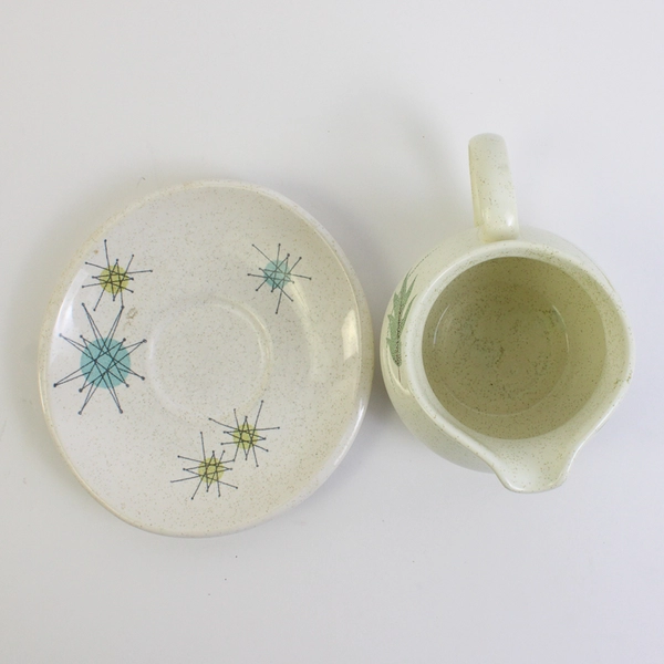 Vintage Franciscan Earthenware Gravy Boat with Saucer USA