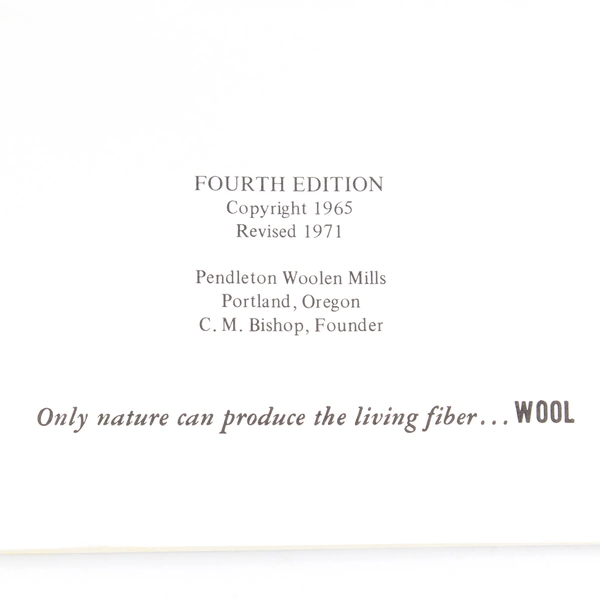 The Wool Story...From Fleece to Fashion Pendleton Woolen Mills Revised 1971