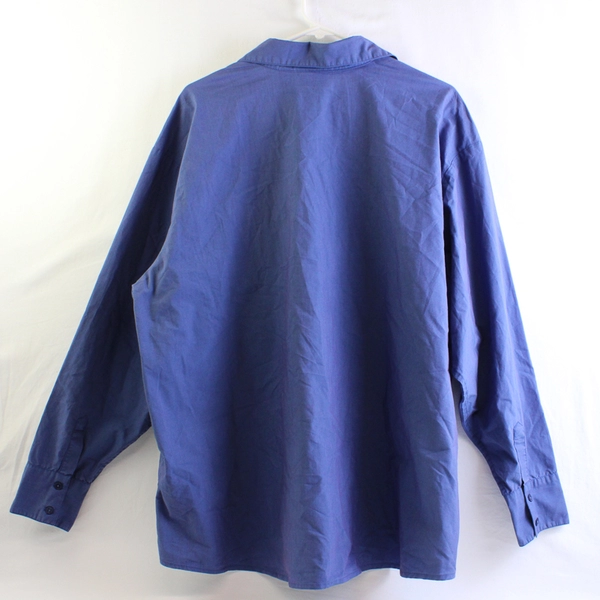 Krazy Kat Blue Long-Sleeve Button-Up Women's Size 3X