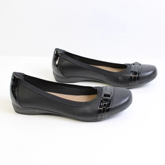 Collection By Clarks Soft Cushion Kinzie Light Flats Ballet Black Women's 7.5M