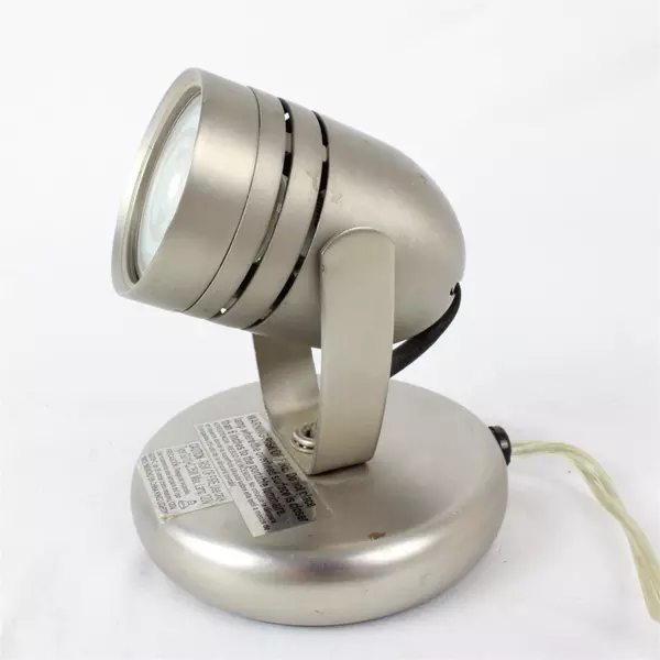 Hampton Bay Slot Back Uplight Brushed Steel Finish Single Track Light