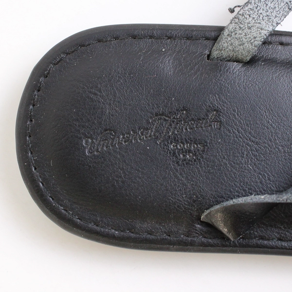 Target Universal Threads Black Leather Strappy Sandals Women's Size 8