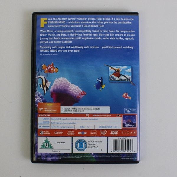 Finding Nemo DVD Disney/Pixar 2013