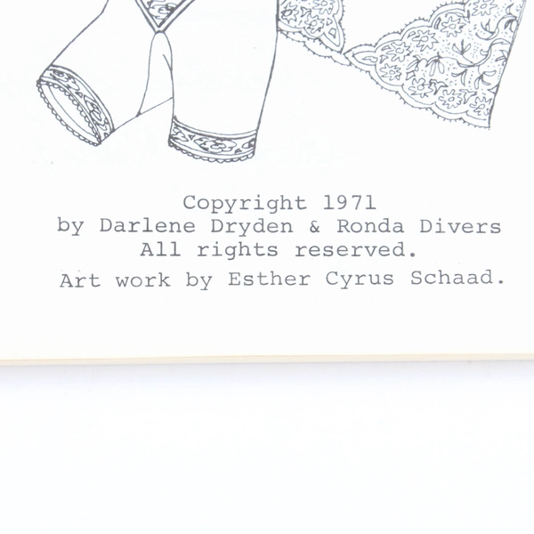 More Fun Sewing Lingerie Darlene Dryden & Ronda Divers 1971 Paperback