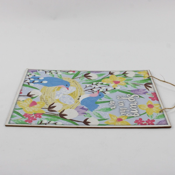 Spring Is In The Air Decorative Wall Sign 9" x 11.75"