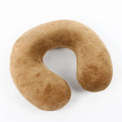 Vintage Brown Foam Travel Neck Pillow