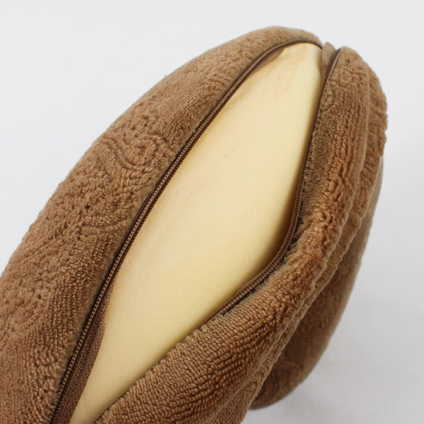 Vintage Brown Foam Travel Neck Pillow