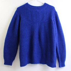 Liz Claiborne Ultramarine Blue Knitted Long Sleeve Sweater Women's Size XXL