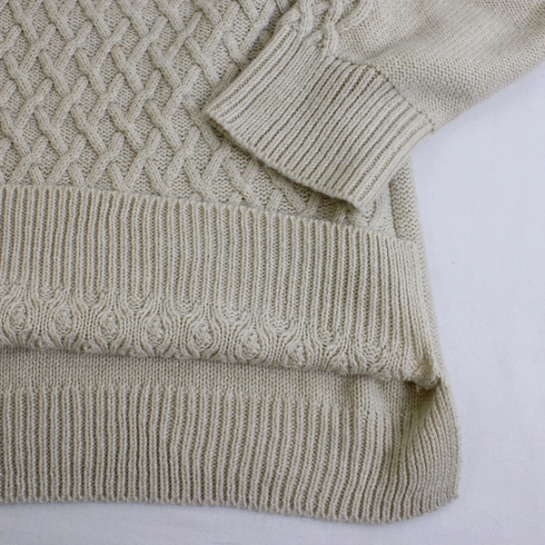 St John's Bay Cream Long Sleeve Knitted Sweater Women's Size XL