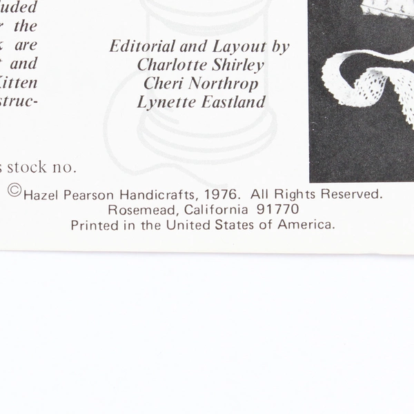 Pillow Parade Pillows for Young and Old Creative American Crafts Series 1976 PB