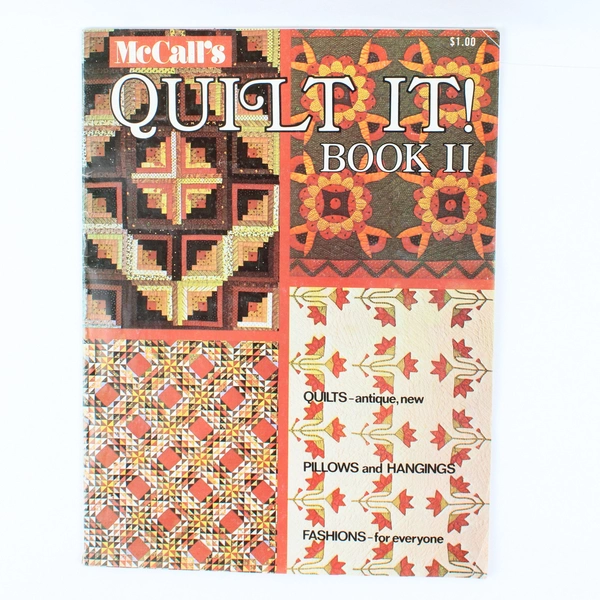 Vintage McCall's Quilt It! Book II 1974 Paperback Book McCall Pattern Company