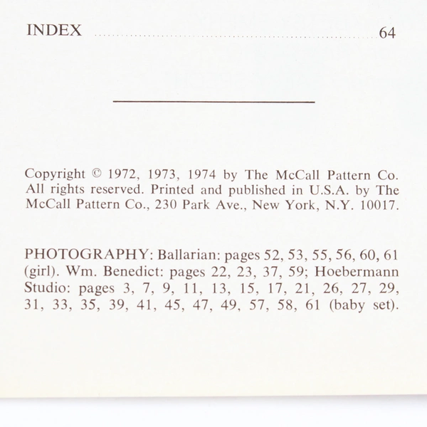 Vintage McCall's Quilt It! Book II 1974 Paperback Book McCall Pattern Company