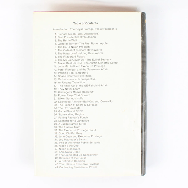 Game Plan For Disaster Clark R Mollenhoff Nixon Years 1976 Hardcover DJ 1st Ed