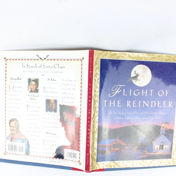 Flight of the Reindeer Robert Sullivan 1996 HC DJ The True Story of Santa Claus
