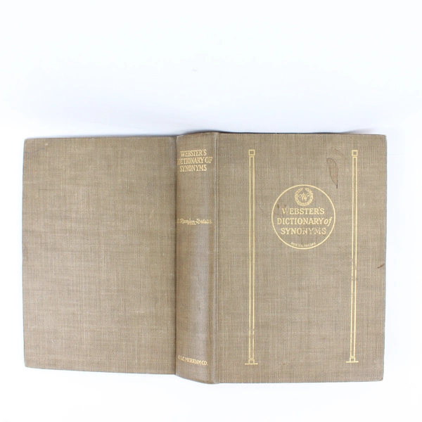 Vintage Webster's Dictionary of Synonyms 1942 First Edition Hardcover Thumb Ind