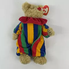 1993 Ty Beanie Baby Attic Treasures Piccadilly Circus Clown Bear with Tags
