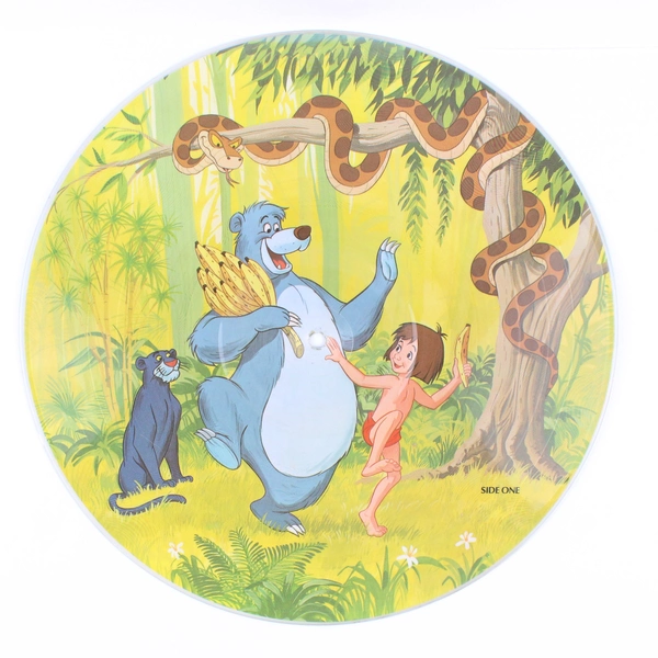 Walt Disney's The Jungle Book 1981 Soundtrack on a Picture Vinyl Disc No Cover