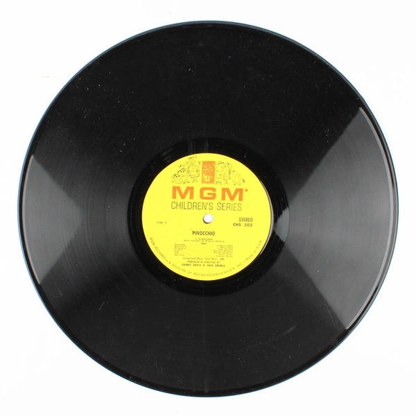 MGM Children's Series #3 Pinocchio Tom Thumb The Gingerbread Boy Vinyl Record
