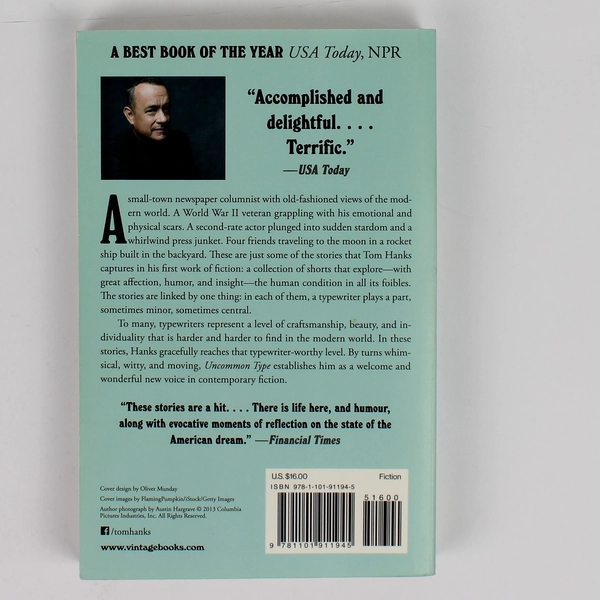 Uncommon Type Some Stories by Tom Hanks 2017 Paperback