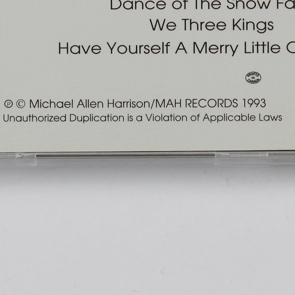 Michael Allen Harrison's Enchanted Christmas 1993 Music CD MAH Records