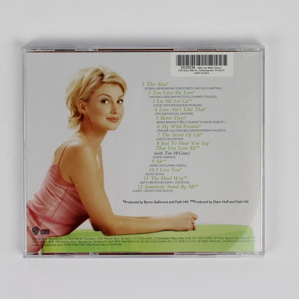 Faith by Faith Hill 1998 Music CD Warner Bros Records