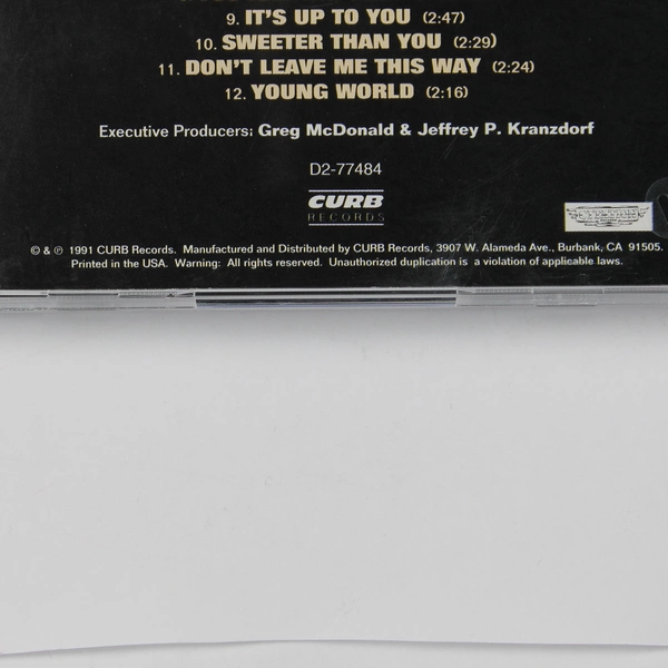 The Best of Ricky Nelson 1991 Music CD Curb Records