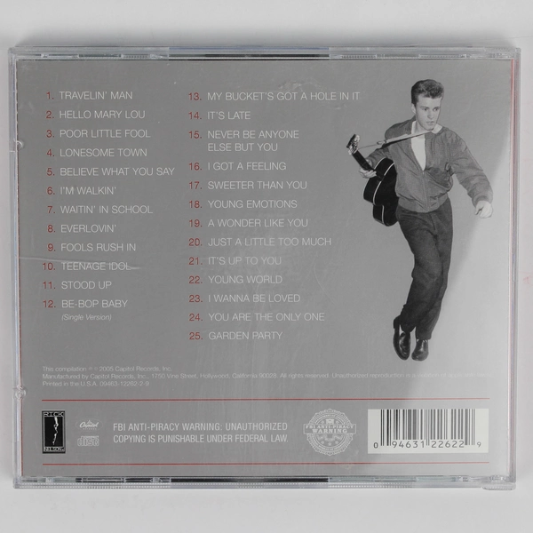 Ricky Nelson Greatest Hits 2005 Music CD Capital Records