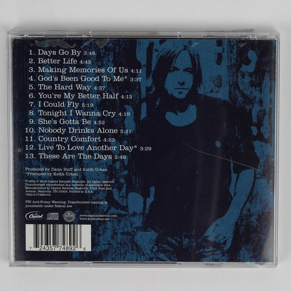 Be Here Music CD by Keith Urban 2005 Capitol Records Nashville