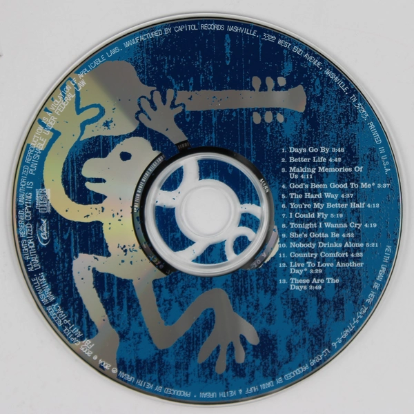 Be Here Music CD by Keith Urban 2005 Capitol Records Nashville