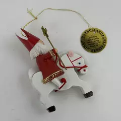 Merry Christmas Santa Gelukkig Kerstfeest Vintage Christmas Ornament Holland