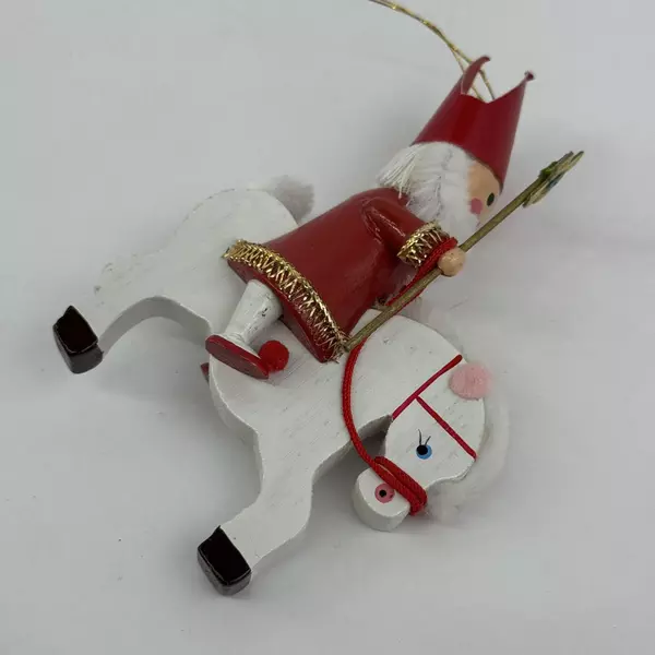 Merry Christmas Santa Gelukkig Kerstfeest Vintage Christmas Ornament Holland