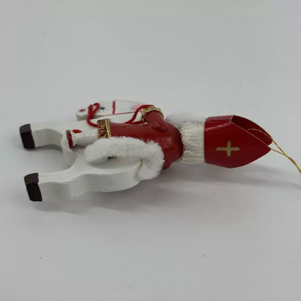 Merry Christmas Santa Gelukkig Kerstfeest Vintage Christmas Ornament Holland