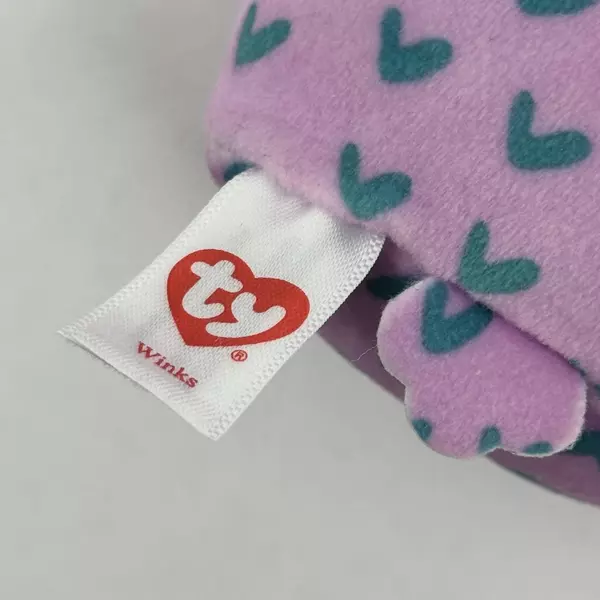 Ty Mini Beanie Squishies Squish-A-Boos Plush Winks The Owl With Clip 3 Inches